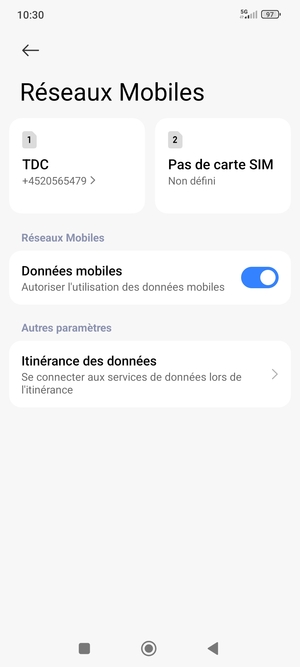 Sélectionnez Public