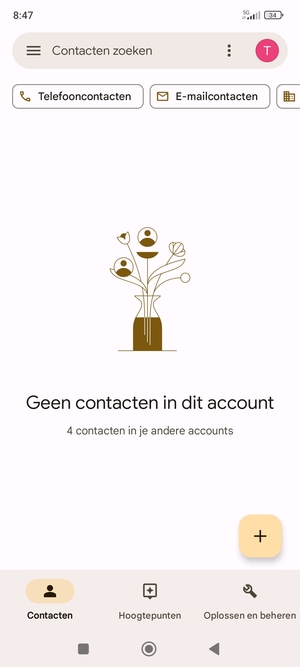 Selecteer Oplossen en beheren