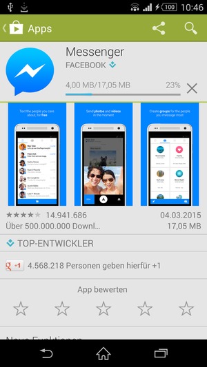 Warten Sie, bis der Installationsprozess  beendet ist