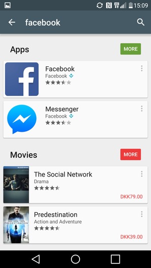 Select the app