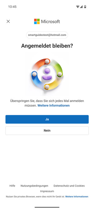 Wählen Sie Ihre gewünschte Option