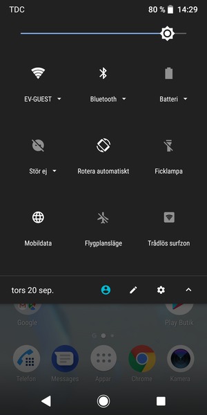 Stäng av Wi-Fi och Bluetooth