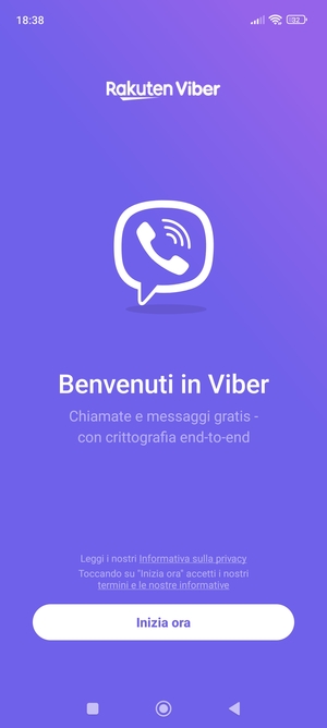 L'app è pronta per l'uso