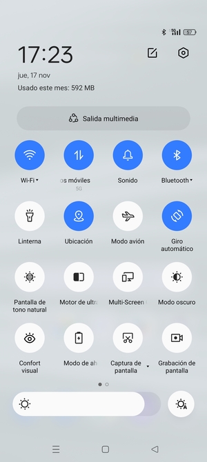 Desactive Wi-Fi y Bluetooth