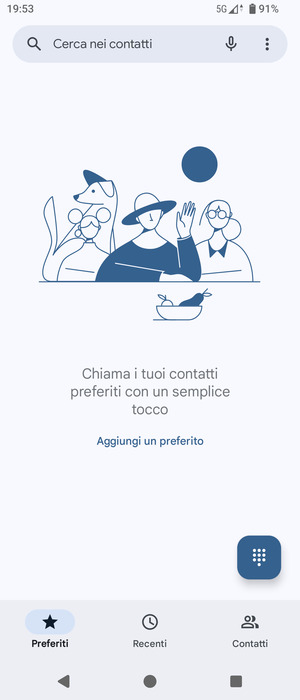 Seleziona Tastiera