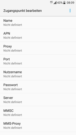 Geben Sie Internet-Informationen ein