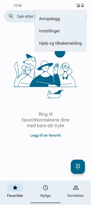Velg Innstillinger