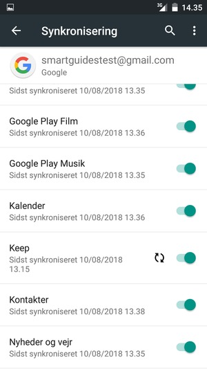 Vælg Menu-knappen