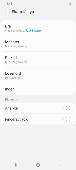 Välj Mönster