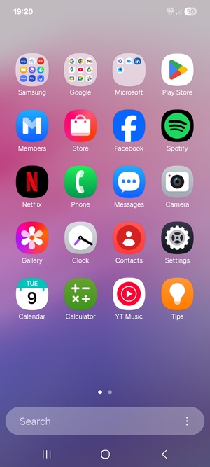 Select Settings