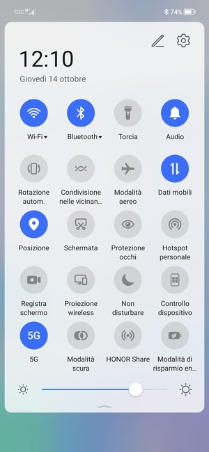 Disattiva Wi-Fi e Bluetooth