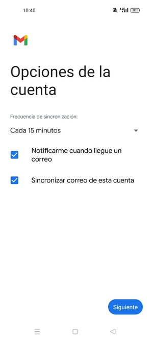 Seleccione Siguiente