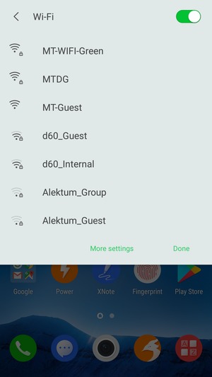 Turn off Wi-Fi