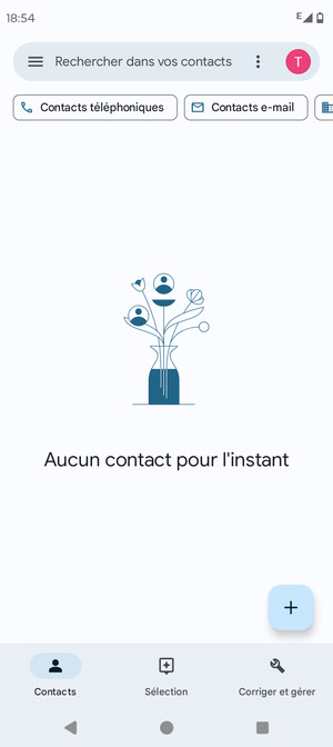Sélectionnez Corriger et gérer