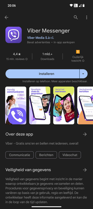 Selecteer Installeren