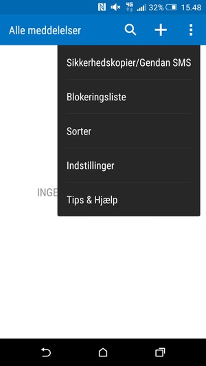 Vælg Indstillinger