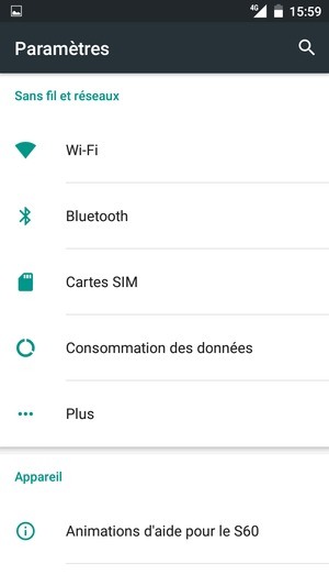 Sélectionnez Wi-Fi