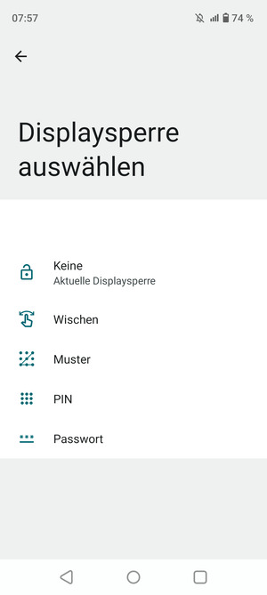 Wählen Sie Muster