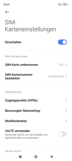 Wählen Sie Zugangspunkte (APNs)