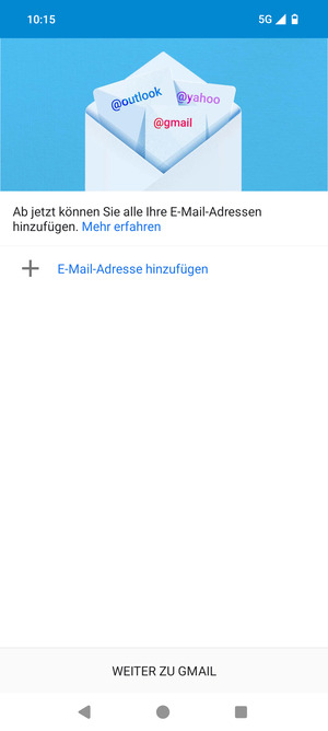 Wählen Sie E-Mail-Adresse hinzufügen