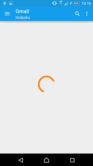 Gmail/Hotmail er klar til bruk