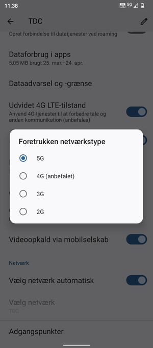 Vælg din foretrukne mulighed