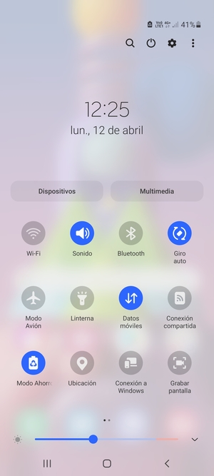 Active Modo ahorro de energía