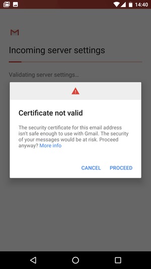 Select PROCEED