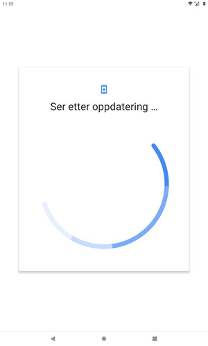 Vent til søket er ferdig
