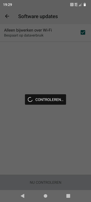 Wacht tot de zoekopdracht beëindigd is