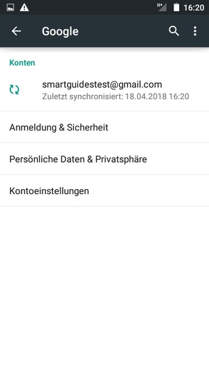 Wählen Sie Ihr Konto
