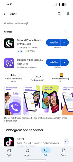 Velg app