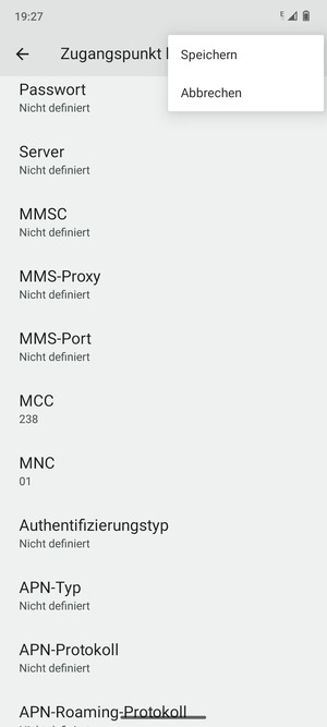 Wählen Sie Speichern