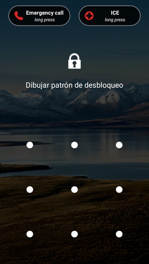 El teléfono ha sido asegurado con un bloqueo de pantalla