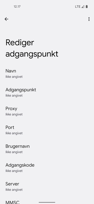 Indtast MMS-oplysninger