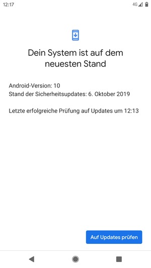 Wählen Sie Auf Updates prüfen