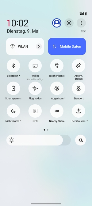 Wählen Sie Automatisch Helligkeit