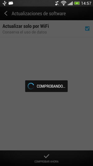 Espere a que la búsqueda termine