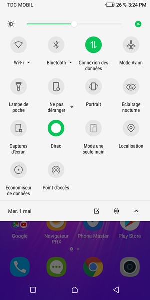 Sélectionnez Paramètres