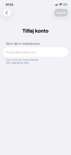 Vælg vælg på en liste