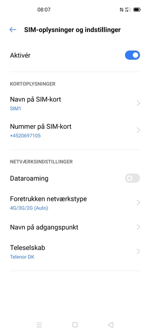 Vælg Navn på adgangspunkt