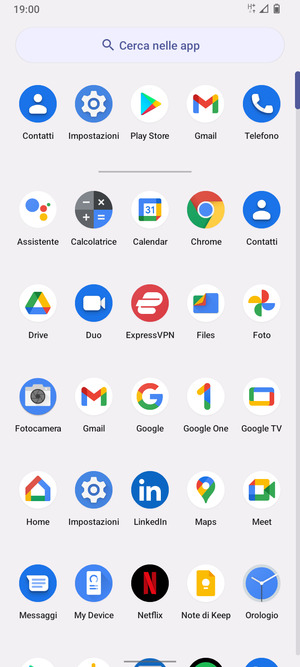 Seleziona Impostazioni