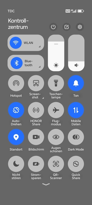 Schalten Sie WLAN und Bluetooth aus