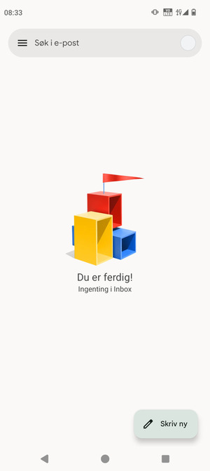 Hotmail er klar til bruk