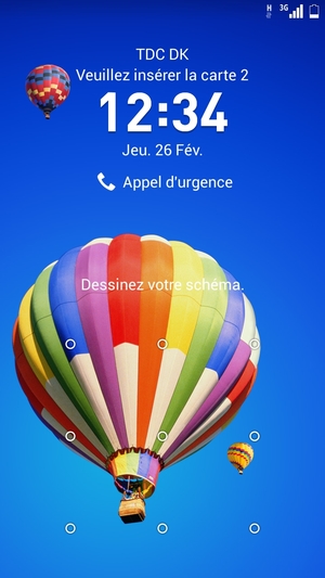 Votre téléphone est maintenant sécurisé par un écran de verrouillage