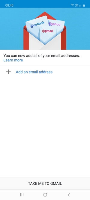 Select Add an email address