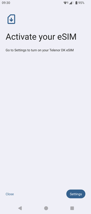 Select Settings
