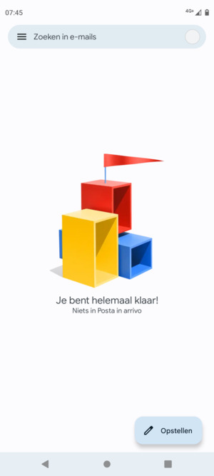 Uw Gmail is klaar voor gebruik