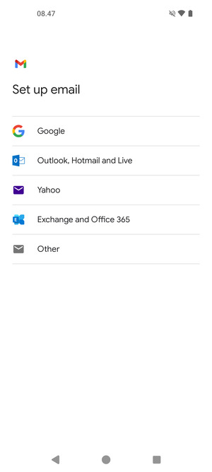 Select Exchange and Office 365