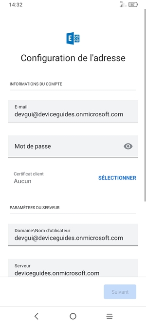 Saisissez votre mot de passe